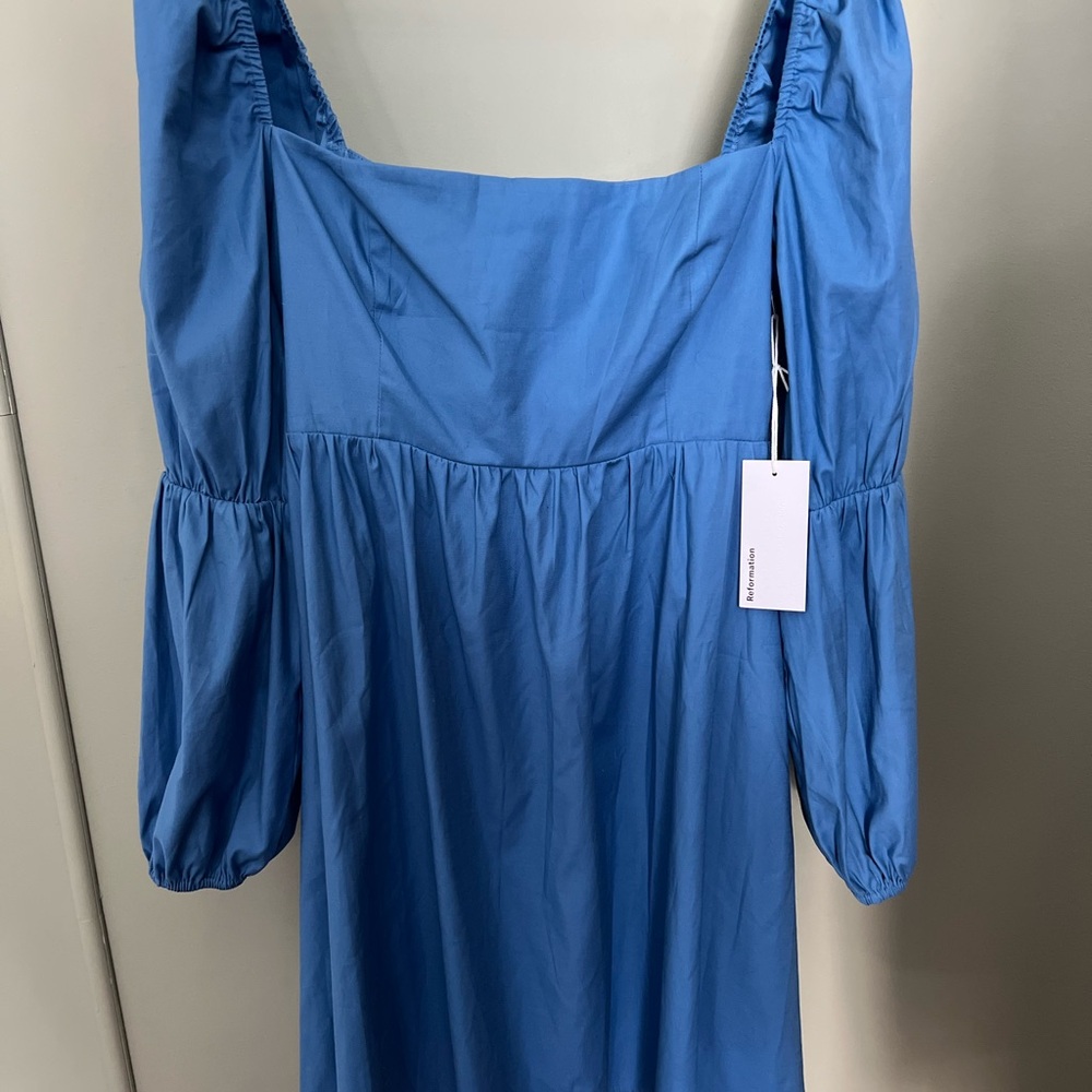 Reformation Blue Mini Dress